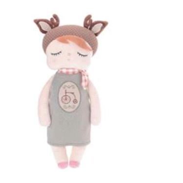 Imagem de Boneca metoo angela doceira retro deer marrom 33cm, Metoo, Rosa Claro, 35 Cm