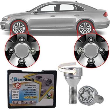 Imagem de Trava Antifurto Anti Roubo de Roda Parafuso Porca Farad Starlock Volkswagen Passat 1976 à 2018 Com Mais de 10.000 Segredos ZA/E