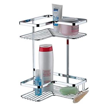 Imagem de Suporte para shampoo/cantoneira 2 posições cromado - Perfezione - Future