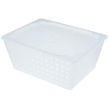 Imagem de Cesta One com Alças e Tampa, Maxi, Natural, Coza