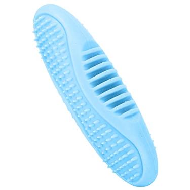 Imagem de 01 Brinquedo de mastigar para cães, flexível 360°, reutilizável, compacto e portátil, pepino do mar, mordida de cachorro com aparência em formato de pepino do mar para limpeza de dentes de cães pequenos (pepino do mar)
