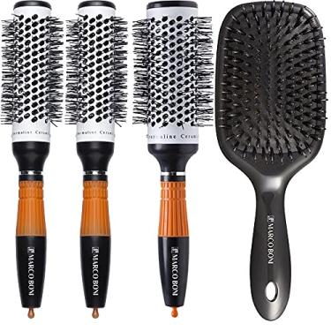 Imagem de KIT ESCOVAS PROFISSIONAIS TURMALINA M M G+RAQUETE MARCO BONI