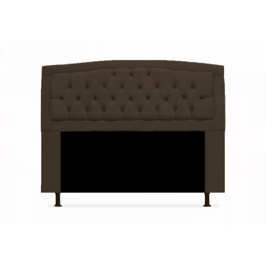 Imagem de Cabeceira Geovana Para Cama Box Solteiro 90 cm Suede Marrom - LM DECOR