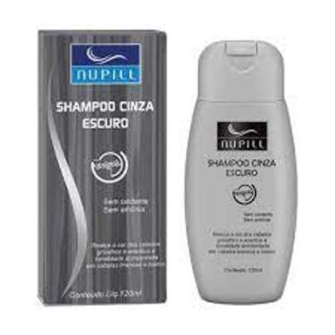 Imagem de Shampoo Nupill Hair Clinic 120ml - Cinza Escuro