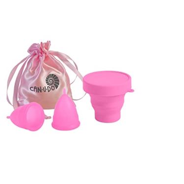 Imagem de Kit Meu Coletor Menstrual Can.u.do Grande Cor:Rosa