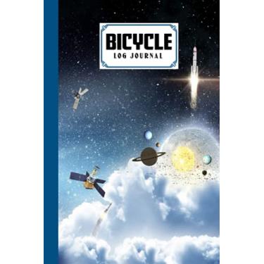 Imagem de Bicycle Log Journal: Rocket Cover Cycling Journal and Training Notebook, Log Rides and Routes and Trails | 120 Pages, Size 6" x 9" | by Birgitt Walter