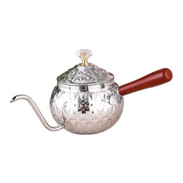 Imagem de Gralara Gotejamento Chaleira de Café Bule de Chá Acampamento Cafeteira Despeje Sobre Chaleira Pescoço de Ganso Chaleira para Café Ao Ar Livre Indoor