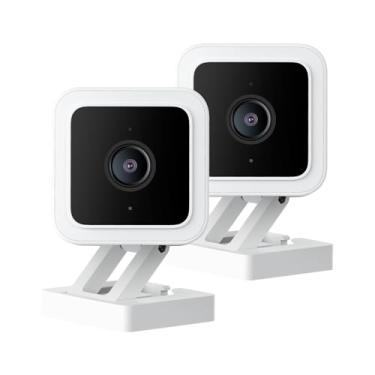 Imagem de Wyze Câmera V3 com visão noturna colorida, câmera de vídeo interna/externa HD 1080p, áudio bidirecional, compatível com Alexa, Google Assistant e IFTTT, pacote com 2