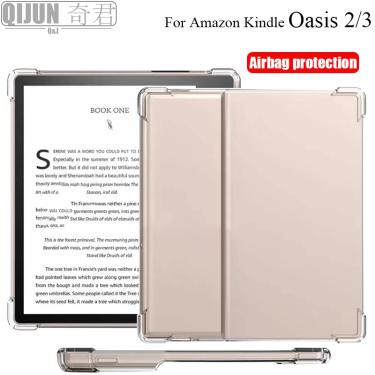 Imagem de Silicone Soft Shell Airbag Capa para Amazon Kindle  Tablet Case para Kindle Oasis 2  3  6.0 "  7.0"