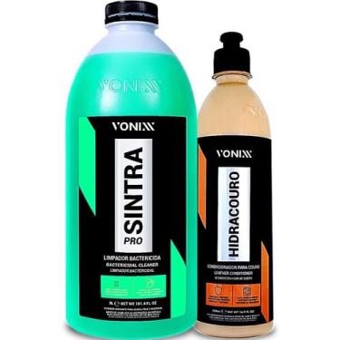 Imagem de Produto Para Limpar Couro Sintra Pro 3l + Hidracouro Vonixx