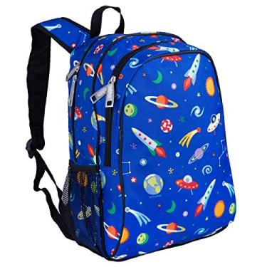 Imagem de Wildkin 15 Inch Kids Backpack for Boys & Girls, 600-Denier Polyester Backpack for Kids, Features Padded Back & Adjustable Strap, Perfect for School & Travel Backpacks, BPA-free (Out of this World)