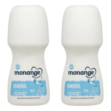 Imagem de Desodorante Roll-on Monange 50ml Sensivel-kit C/2un Desodorante roll-on monange 50ml sensivel-kit c/2un