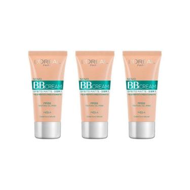 Imagem de Base Loreal Bb Cream 30Ml Matte Cor Media-Kit C/3Un