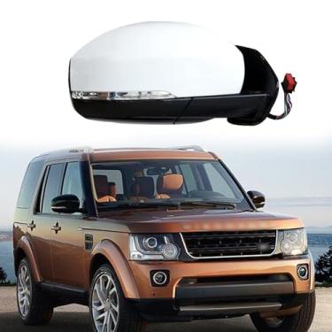 Imagem de Substituição do espelho lateral do passageiro adequado para Land Rover Discovery 2014 2015 2016 4 montagem de espelhos laterais espelhos retrovisores de carro espelho retrovisor lateral dobrável