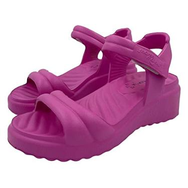Imagem de Sandália Feminina Piccadilly Marshmallow 226001 na cor Magenta Tamanho:37;Cor:Rosa