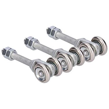 Imagem de Fechaduras de Hardware para Janelas de Portas de Melhoria Residencial, Rolo de Polia de Porta de Vidro de 35 Mm e Remoção Perfeito para Portas Internas Pacote de 3 Portas