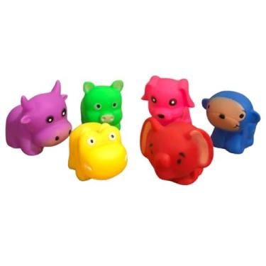 Imagem de Bichinhos de Borracha Para Banho Kit Com 6 Unidades