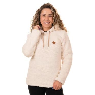 Imagem de Blusa Fleece Léger Bear Meio Zíper Feminino Conquista