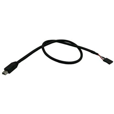 Imagem de ZdyCGTime 50CM Mini USB 5pin macho para 1x 5Pin fêmea 0,1" USB cabeçote PCB placa mãe cabo