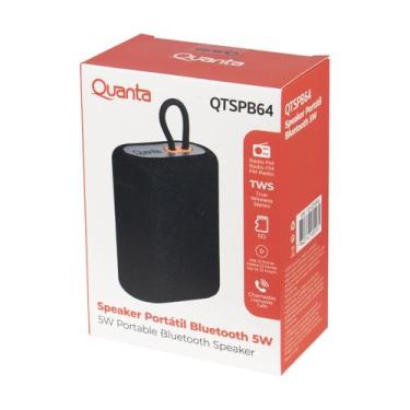 Imagem de Caixa de som Speaker Quanta QTSPB64 - SD - - 5W - Preto