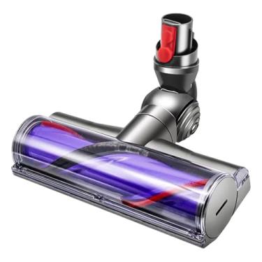 Imagem de Coodss Limpador de cabeça de motocicleta de liberação rápida para Dyson V10 Digital Slim V12 Detect Slim modelos de aspirador de pó peça de substituição cabeça elétrica para tapetes de madeira