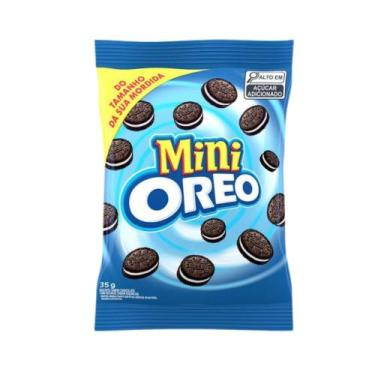 Imagem de Biscoito recheado Mini Oreo original 35g - Lacta