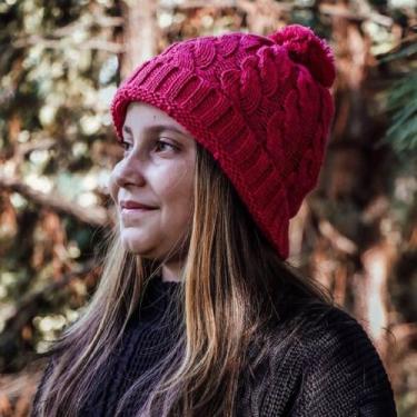 Imagem de Touca Gorro Pompom Infantil Menina Inverno Macio Quentinho 03 a 12 Ano