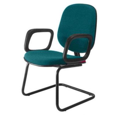 Imagem de Cadeira Diretor Interlocutor para Escritório Linha Uno Verde - Design 