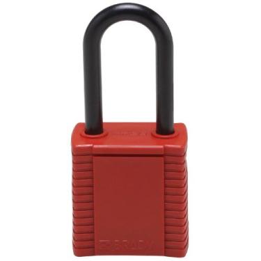Imagem de Cadeado De Segurança Express Vermelho 47mm Brady 78663