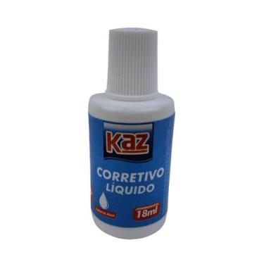 Imagem de Corretivo Liquido A Base De Agua Correção Textos 18ml - Kaz
