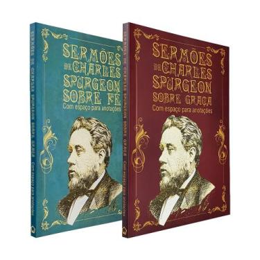 Imagem de Kit 2 Livros Sermões de Charles Spurgeon sobre Graça e Fé - Livraria C