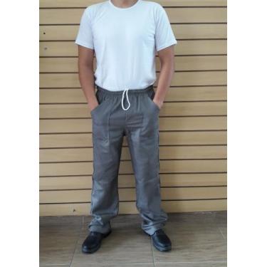 Imagem de Calça de brim cinza profissional construção civil indústria - Eqpro, P
