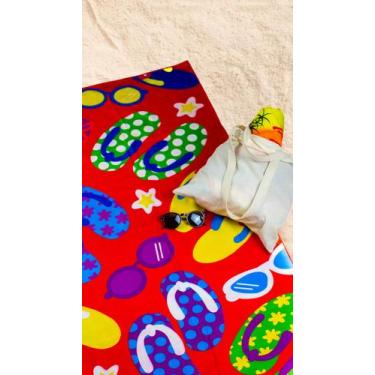 Imagem de Toalhas de Praia 100% Microfibra Poliéster Estampada Modelos Infantil,