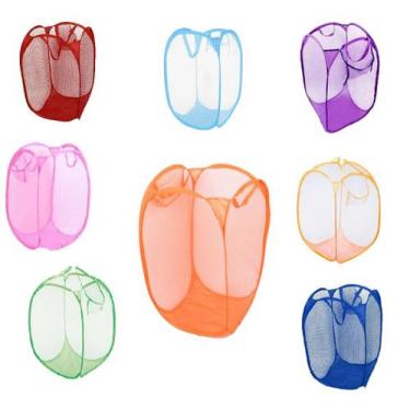 Imagem de Cesto Organizador Dobrável Para Roupas E Brinquedos 50x30 Cm - Coisari