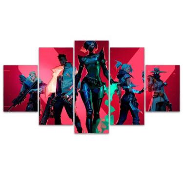 Imagem de Quadro Decorativo Mosaico MDF Valorant - EMPIRE GAMER