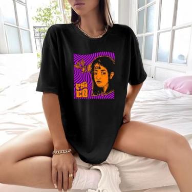 Imagem de Camisa Camiseta Feminina Estampada Psicologia Trip 100% Algodão Fio 30