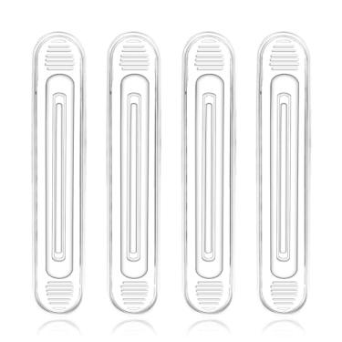 Imagem de Protetor de parede de borracha da parte traseira da cadeira, para-choques transparentes de silicone para porta de armário protetor de parede para portas de chuveiro, portas de carro, gavetas, tampas