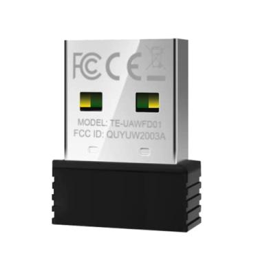 Imagem de TEC Adaptador USB WiFi para PC, adaptador de rede sem fio para desktop/laptop, dongle WiFi para Windows 11/10/7/8 e Linux Kernel 2.6.x, banda dupla, suporta 5 GHz e 2,4 GHz, fácil instalação, até 433