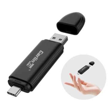 Imagem de CarlinKit Adaptador CarPlay sem fio 2025 com fio OEM CarPlay, Plug & Play/conexão automática/para carros de porta dupla USB-A e Tipo-C, suporte para atualização on-line Dongle sem fio