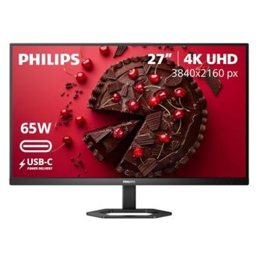 Imagem de Monitor Philips 27E1N5900R 68.6 cm 4K UHD (3840 x 2160) IPS, HDR 400, VESA, HDMI x1, VGA x1, USB-C x1, sincronização adaptativa, garantia de substituição antecipada de 4 anos