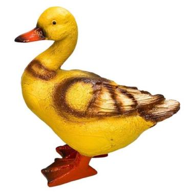 Imagem de Escultura Pato em Pé 28Cm Resina - Ornamento de Jardim - LZ Decorações