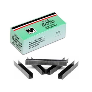 Imagem de Grampo P/ Grampeador Pneumático 80/06mm Rocama 1 Caixa