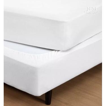 Imagem de Saia Fit Elástica - Solteiro - JGM, Branco