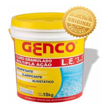 Imagem de Cloro Genco L.. Granulado Multipla Ação 3em1 10kg, Cloro