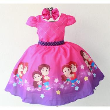 Imagem de Vestido Infantil De Festa Temático Maria Clara E Jp - FESTA LUXO, Pink