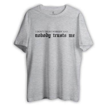 Imagem de Camisa Masculina Taylor Swift I Donit Trust Camiseta 100% Algodão - SE