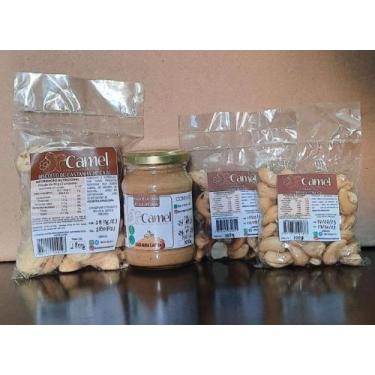 Imagem de Kit 1 Pasta de Castanha Caipira 200g + 2 Biscoitos 180g + 4 Castanhas 