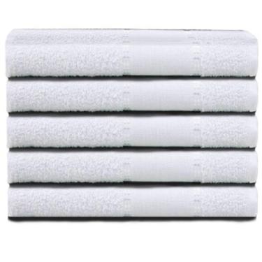 Imagem de Kit 3 Toalhas de Banho para Bordar Ponto Cruz 270 g/m2 - Felpuda Macia