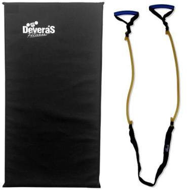 Imagem de Kit colchonete academia e elastico extensor de exercicios - Deveras, P