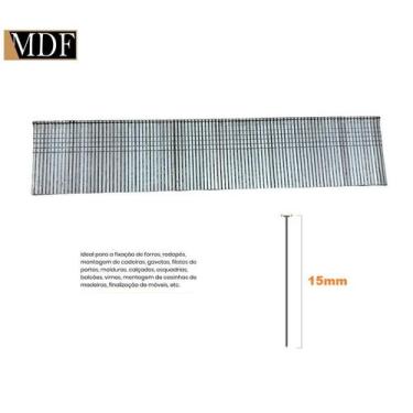 Imagem de 500 Pino 15mm para Pinador Grampeador Pneumático - ATACADÃO DO ARTESAN